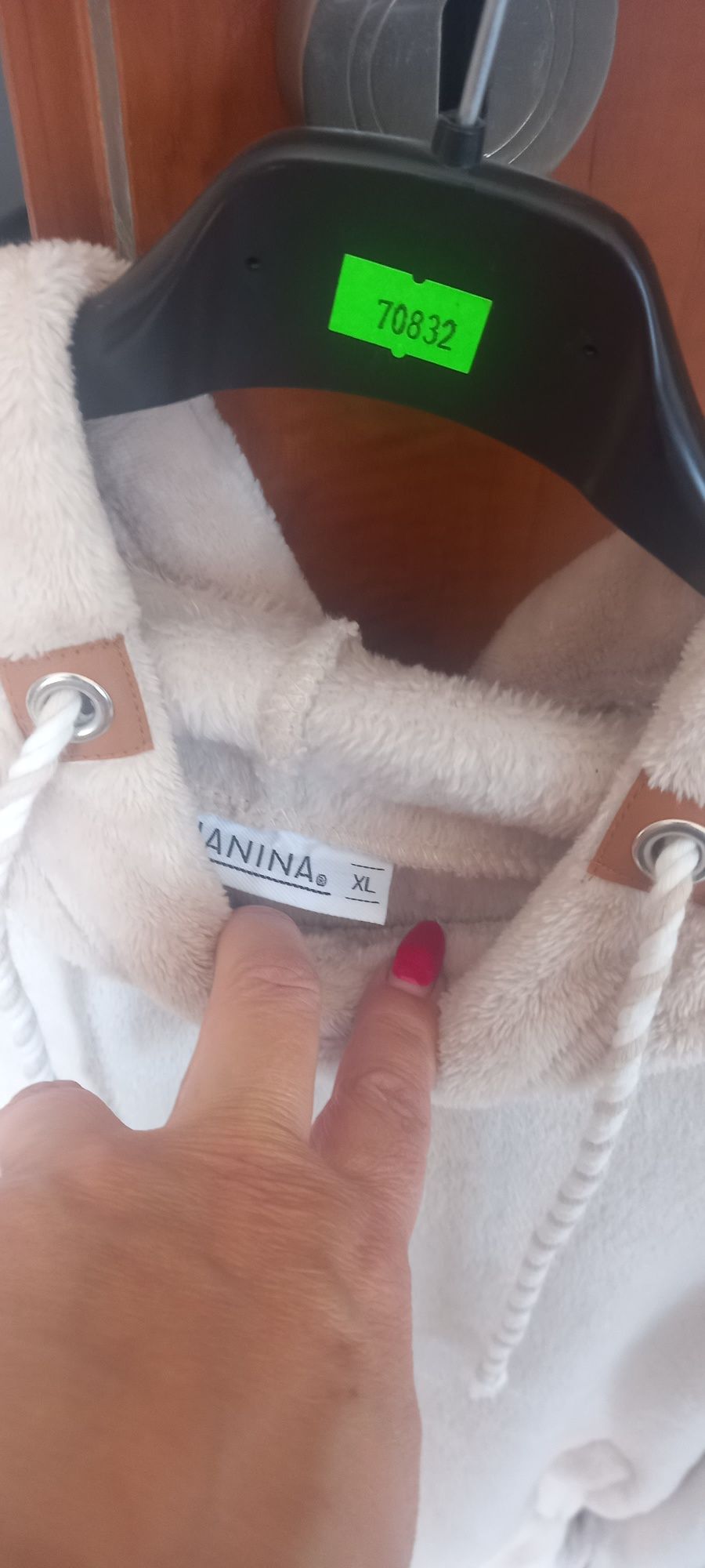 Bluza polarowa z kapturem XL
