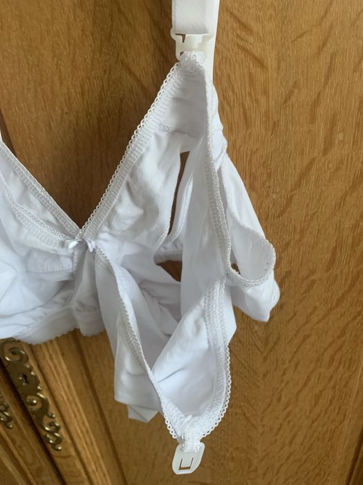 Бюстгальтер для годування Stella, білий, 85C, 95% бавовна