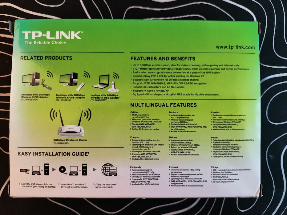 TP-Link TL-WN821NC - Adapter WiFi USB 300Mbps