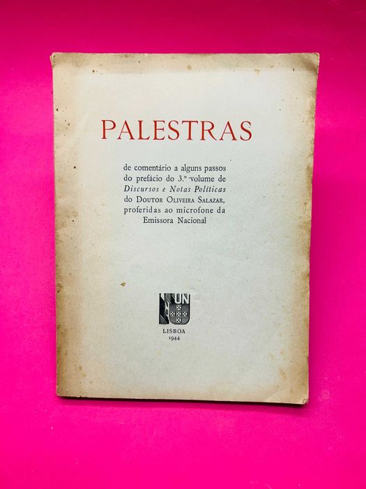 Palestras - Oliveira Salazar