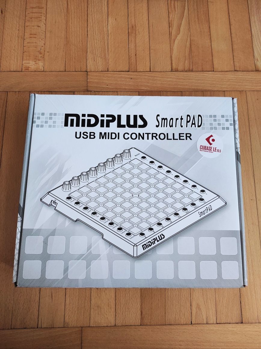 Midiplus Smardpad S + Cubase LE kontroler z 64 padami nowy na gwarancj