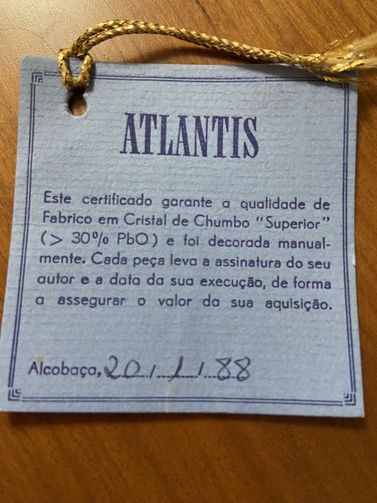 Taça Atlantis - pintada a mão