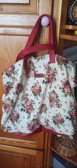 Top Secret torba torebka kwiaty A4