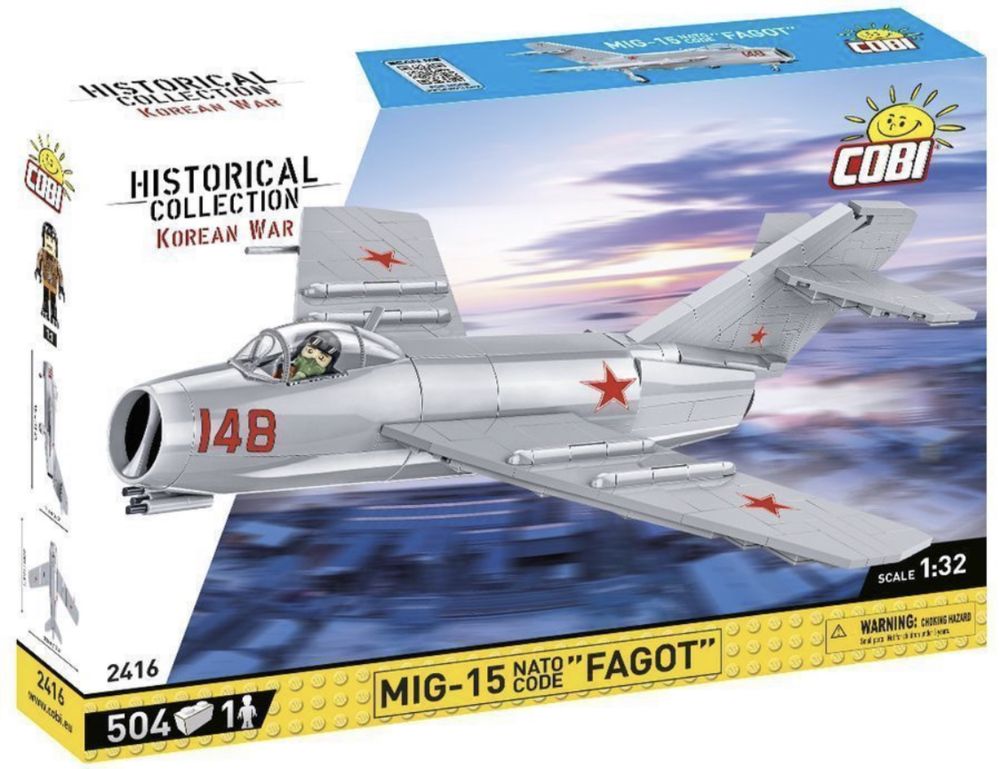 Klocki COBI 2416 Radziecki Samolot MIG-15 FAGOT