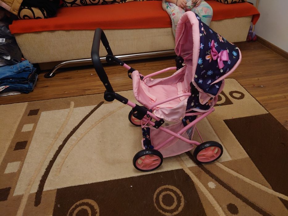 Wózek dla dziewczynki zabawkowy