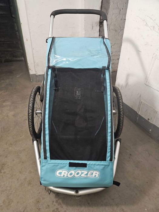 Przyczepka rowerowa amortyzowana Croozer Kid 1- ryksza / wózek biegowy