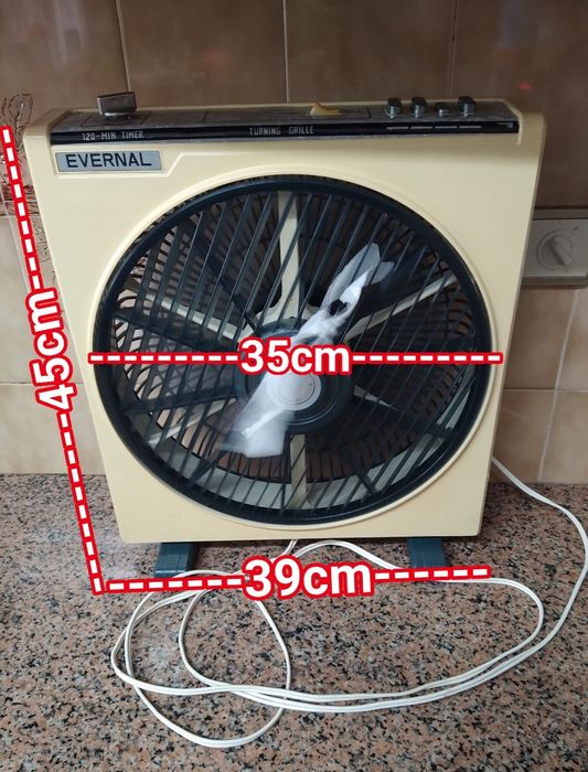 Ventilador ventoinha ar frio casa quarto apartamento vivenda carro.