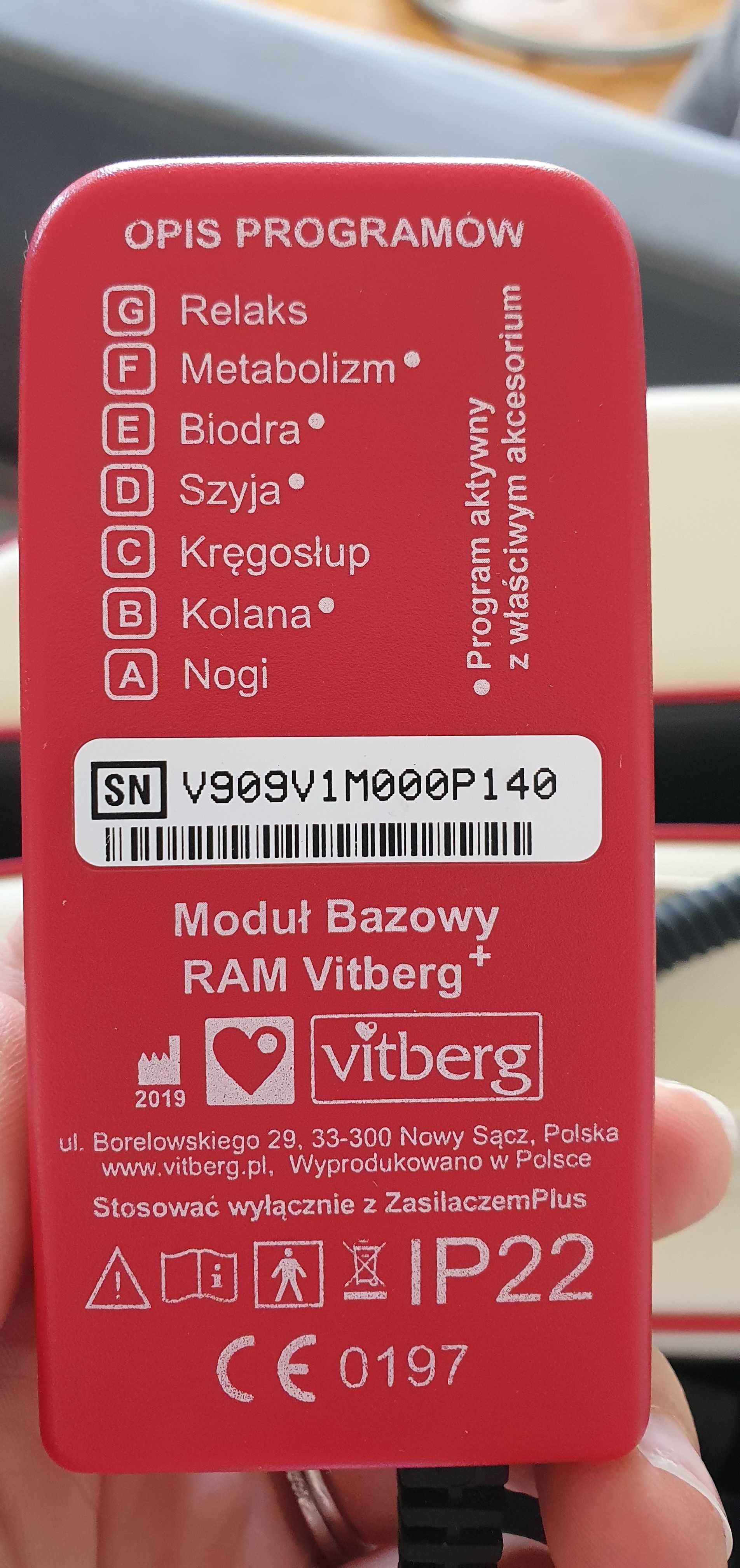 Urządzenie do wibroterapii Vitberg RAMV+ w zestawie z leżanką