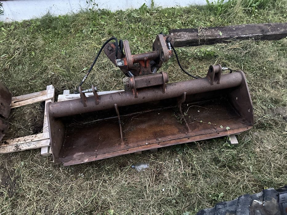 Koparka O&K mh4 dwudrożna kolejowa zamiana na auto