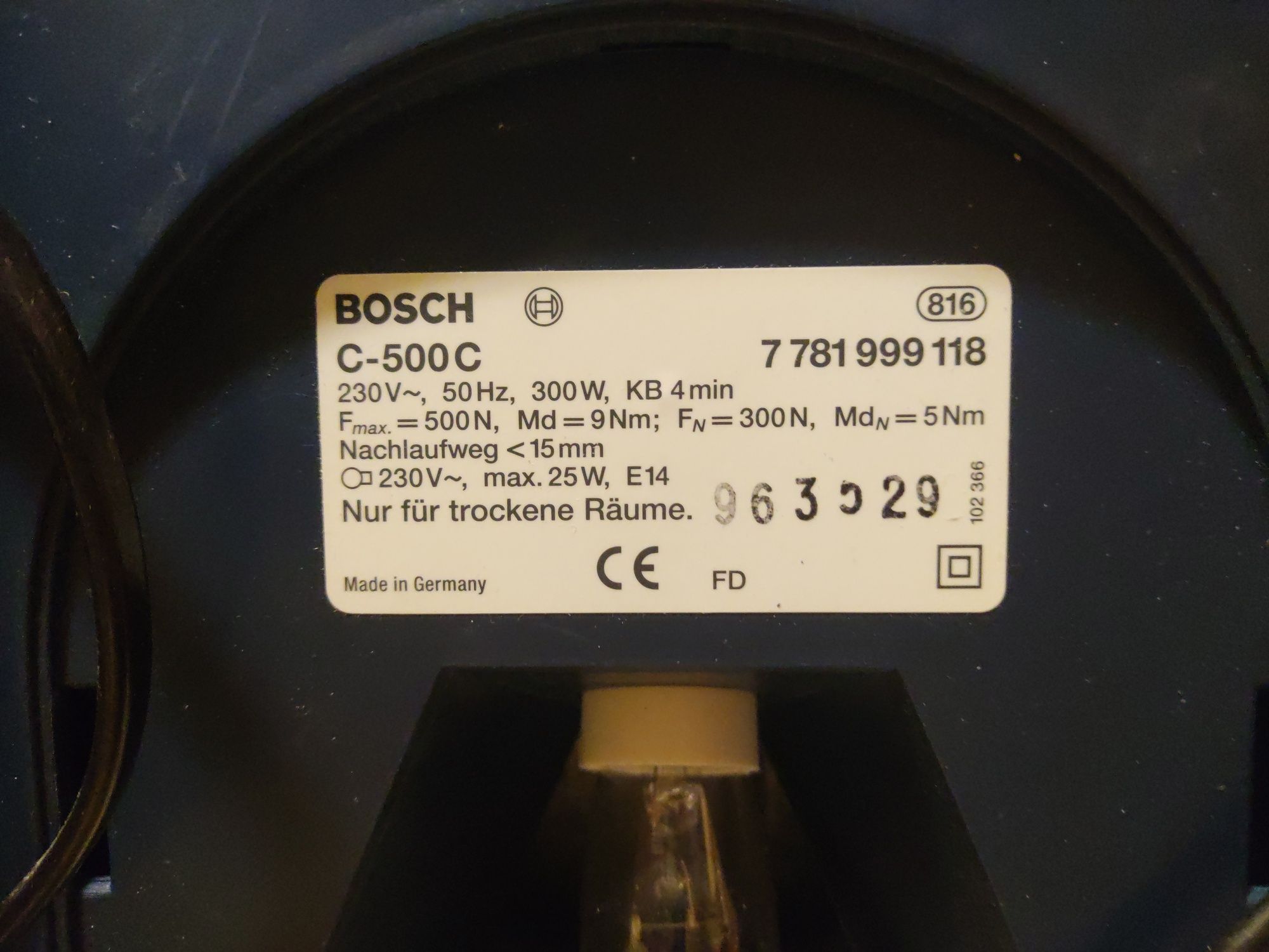 Napęd do bramy Bosch C-500C