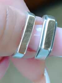Серебрение кольца с позалотой