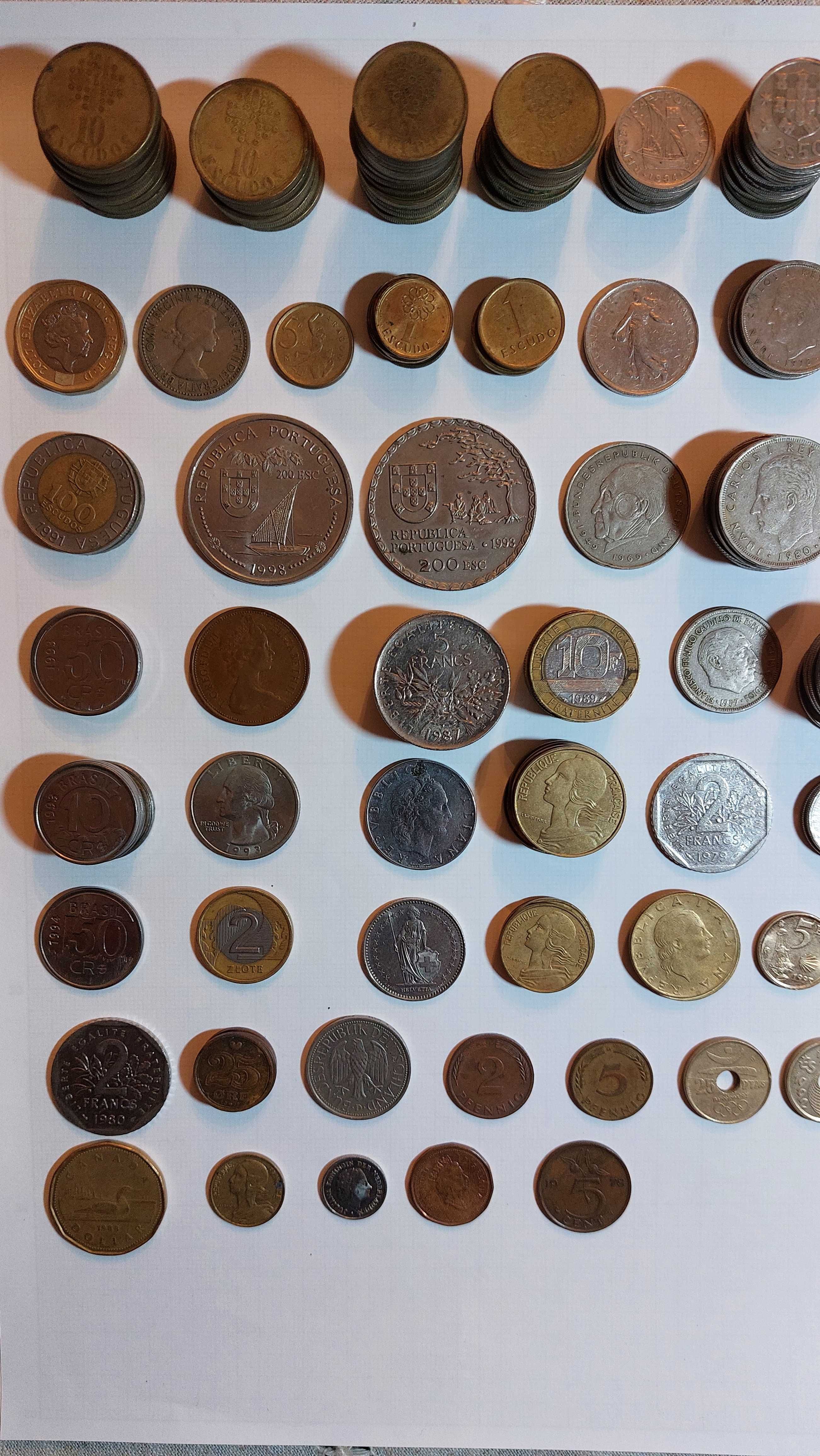 Vendo lote completo Varias Moedas antigas