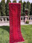 Chodnik dywan wełniany r. tkany Afgan 280x84 galeria 13 tyś
