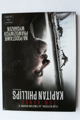 Kapitan Phillips - film DVD oraz książka