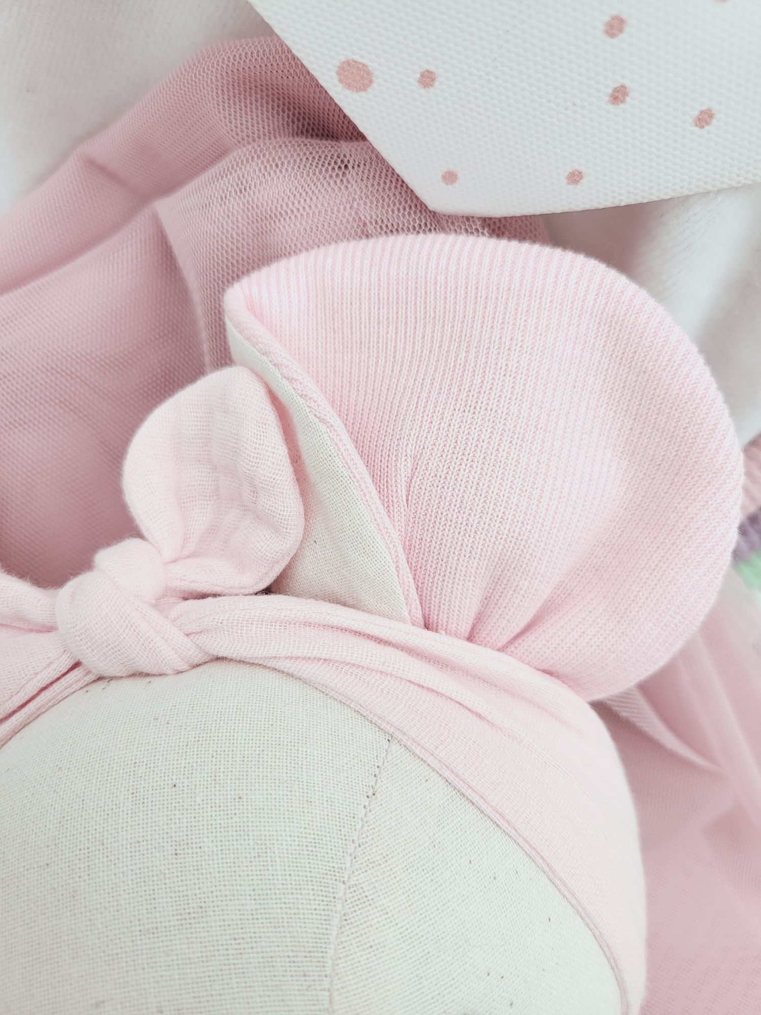 Lalka Myszka Tilda rękodzieło prezent chrzciny urodziny roczek 38cm