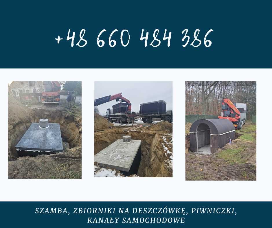Szamba betonowe Wrocław i okolice, piwniczki, dofinansowanie UE