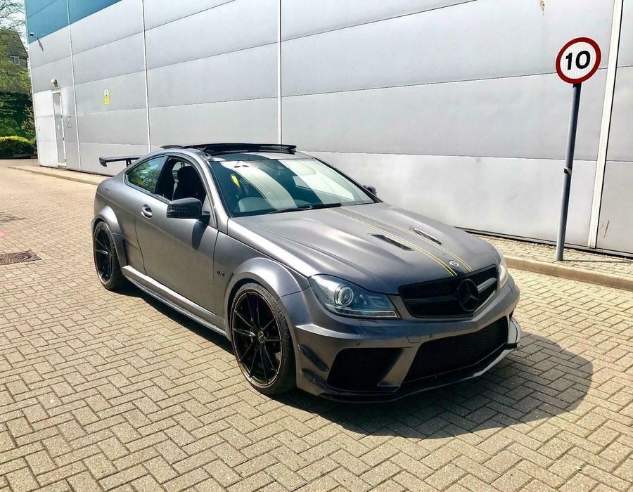 MERCEDES C KLASA W204 COUPE BLACK SERIES BODY KIT ZESTAW OSPOILEROWANIA