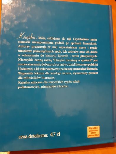 Dzieje literatury w epokach