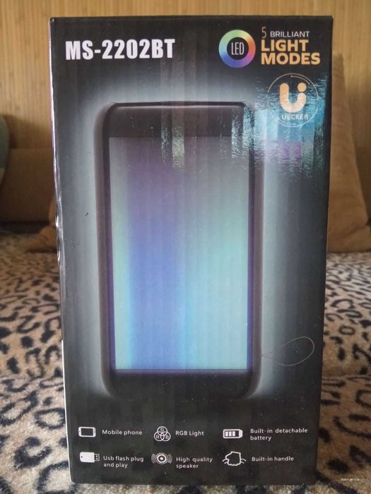 Колонка портативная музыкальная MS-2202BT. Новая.