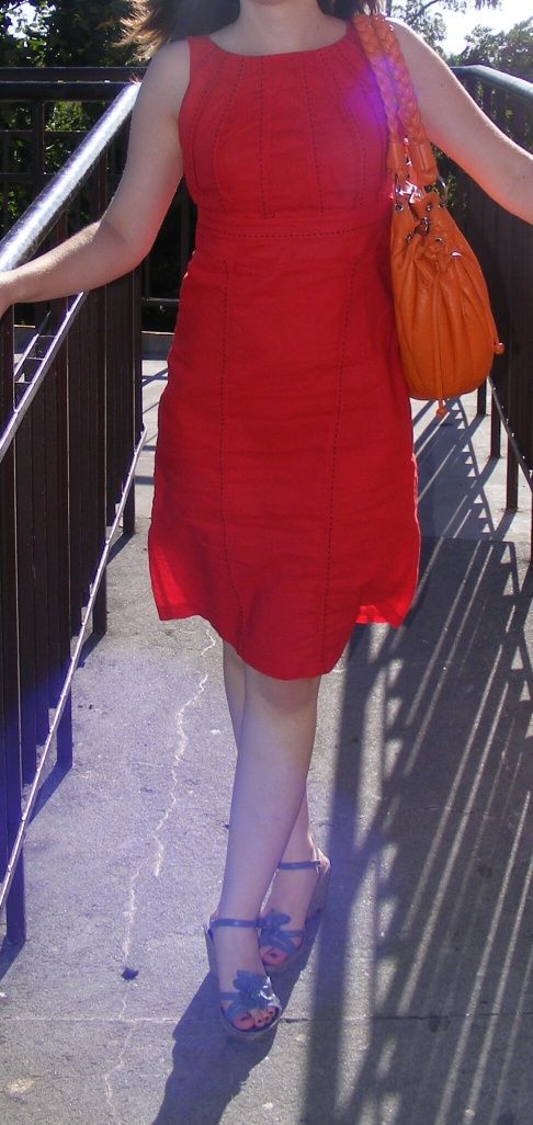 Czerwona sukienka Quiosque rozm. 36