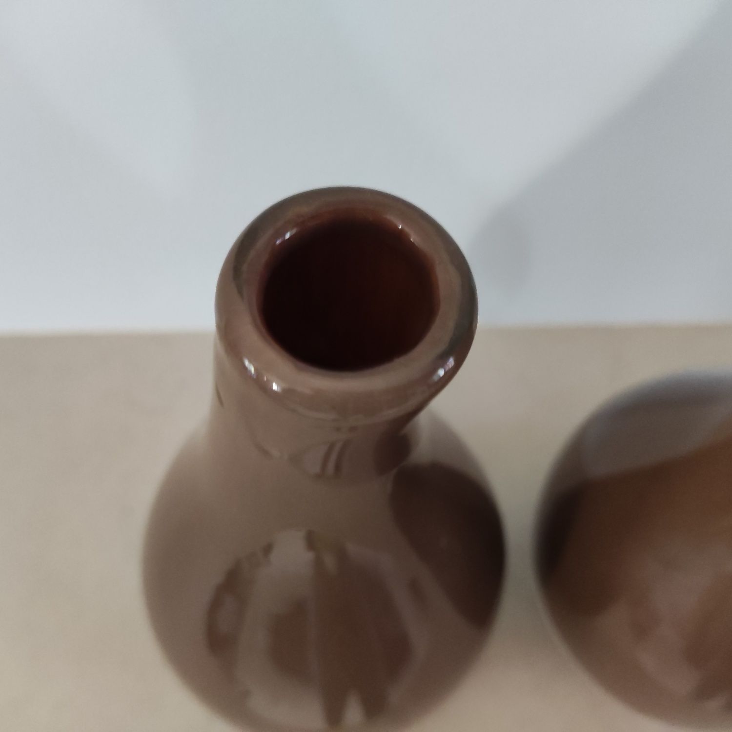 Para de jarras em vidro soprado castanhas, FIDRIO modelo PISA
