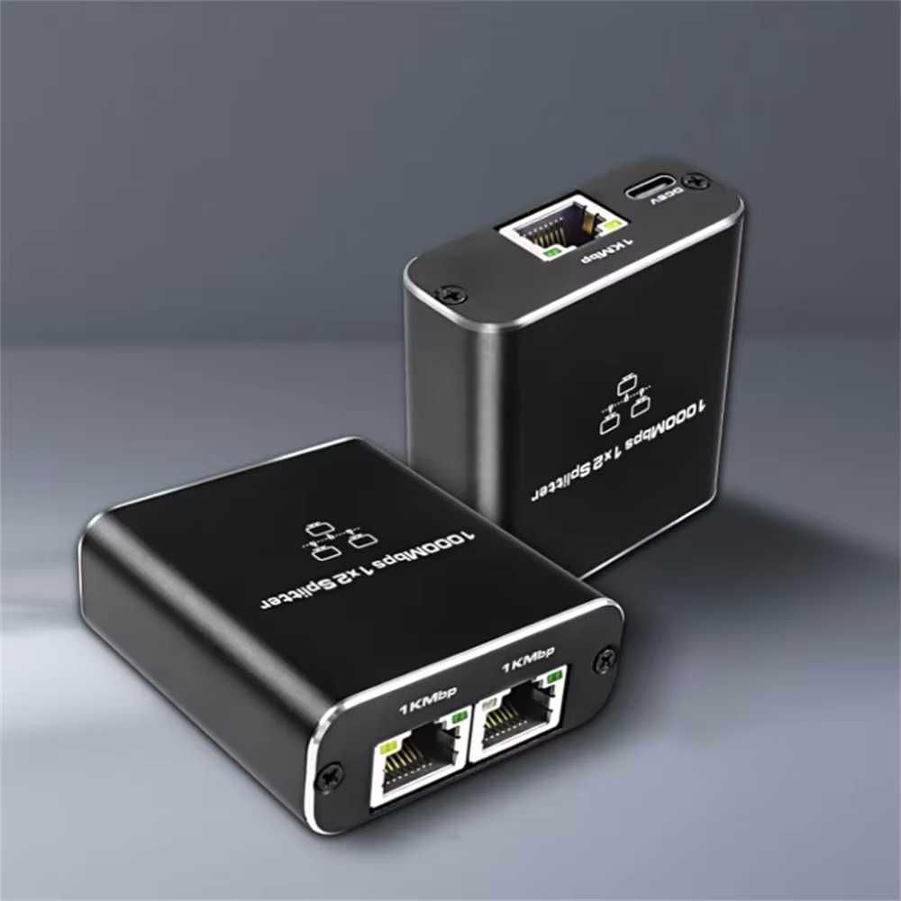 Активный Rj45 Разветвитель гигабитный