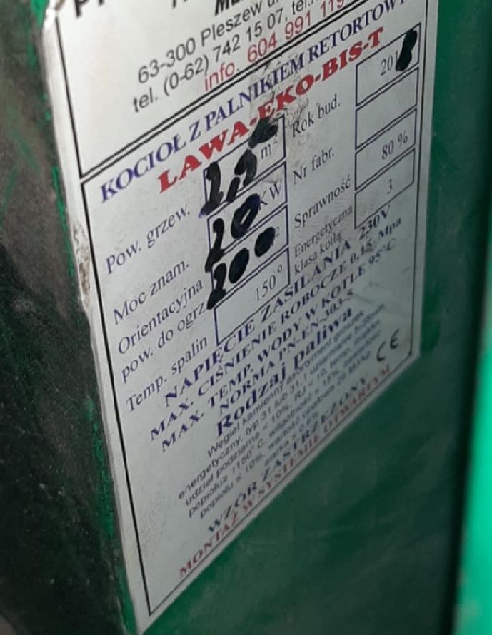 Części do pieca na ekogroszek