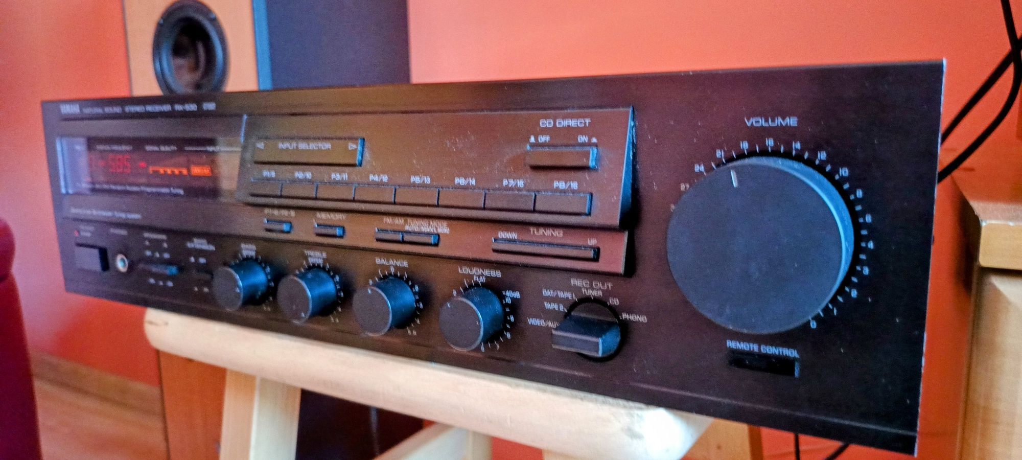 YAMAHA RX-530 amplituner wzmacniacz z radiem + pilot