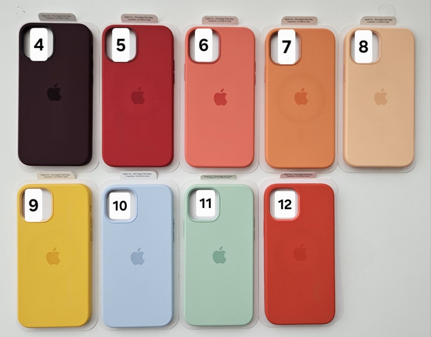 Чехол чохол на айфон iPhone 12/12 Pro MagSafe Silicone Case
