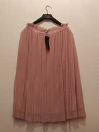 Nowa spódnica tiulowa plisowana pudrowy róż rozmiar L Reserved