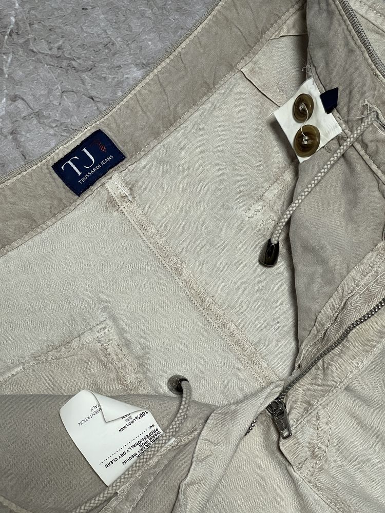 Лляні шорти TRUSSARDI (оригінал, made in Italy)