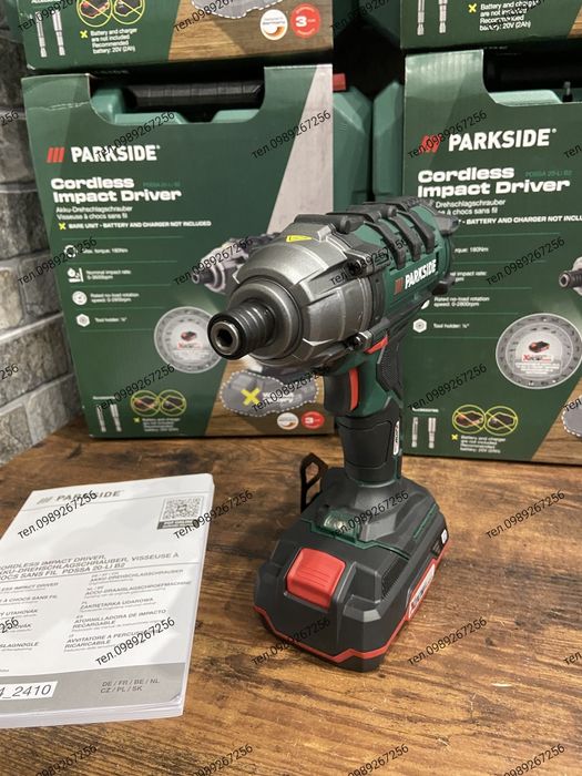 Акумуляторний ударний гайковерт, імпакт, Parkside Німеччина