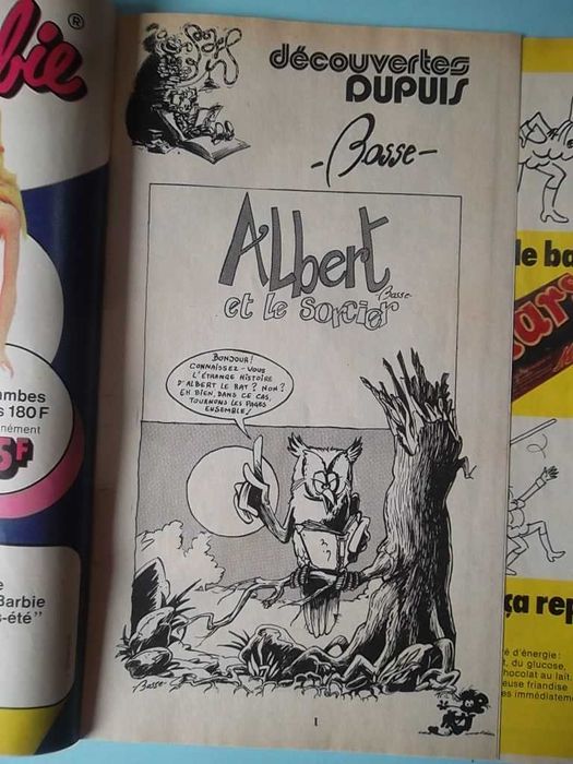 Várias revistas SPIROU em francês com suplementos.