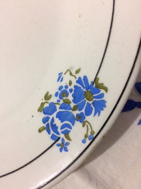 Prato Faiança da Cerâmica Limitada Alcobaça