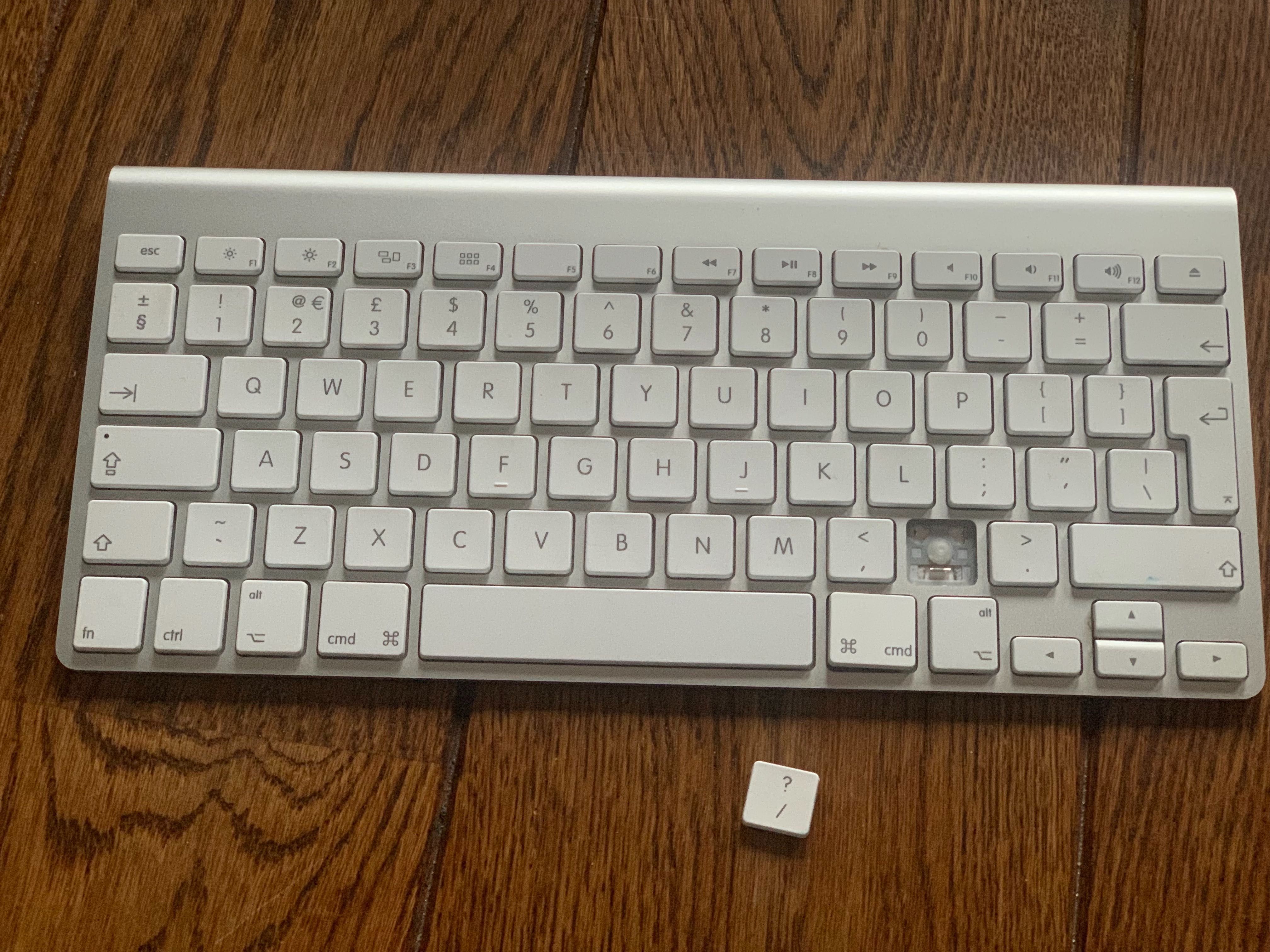 apple klawiatura magic keyboard uszkodzona