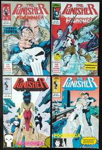 Komiksy The Punisher (Pogromca) - rocznik 91 - TM-Semic - 4 komiksy