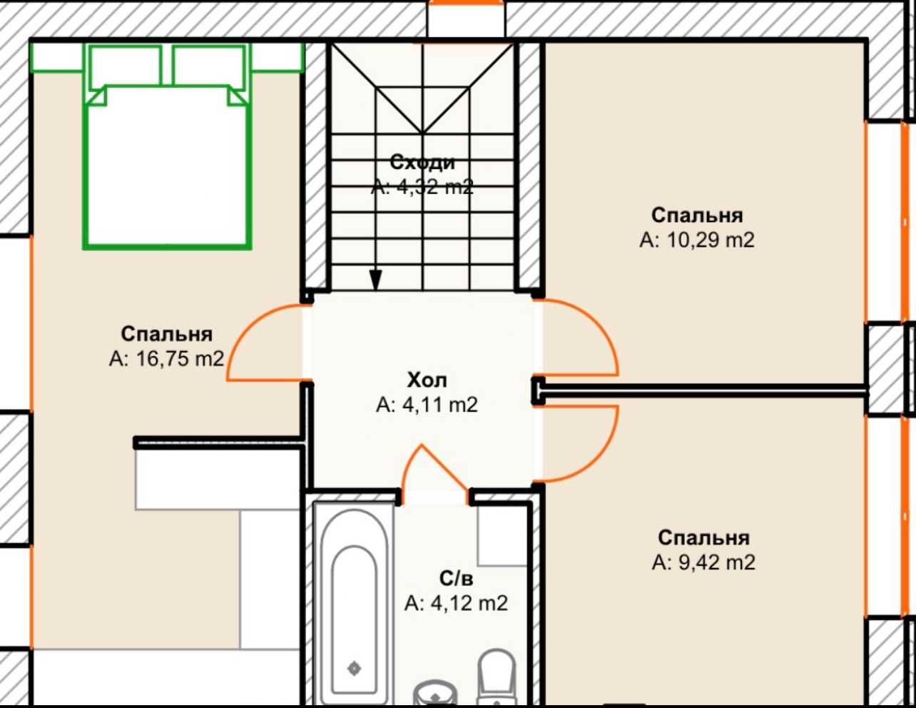 Продам таунхаус з ремонтом в центрі Ірпеня