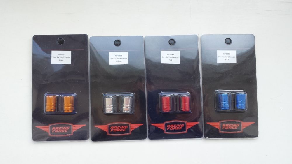 Nakrętki na wentyle Alu cbr r1 r6 fz1 fz6 cb zx r gsxr xj xjr Hornet