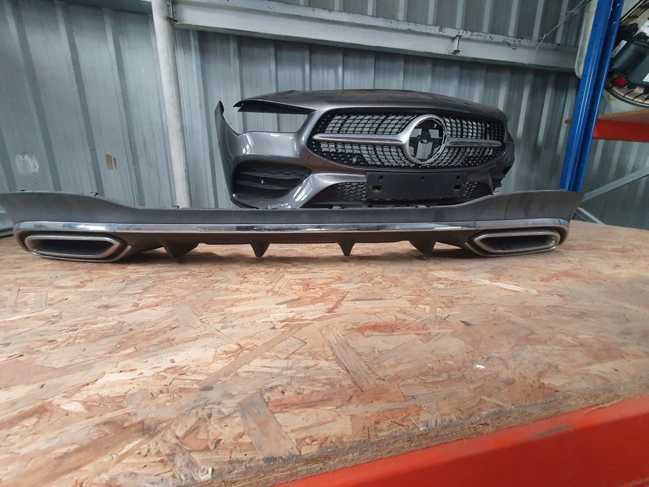 Parachoques frontal, grelha, difusor traseiro Mercedes w118