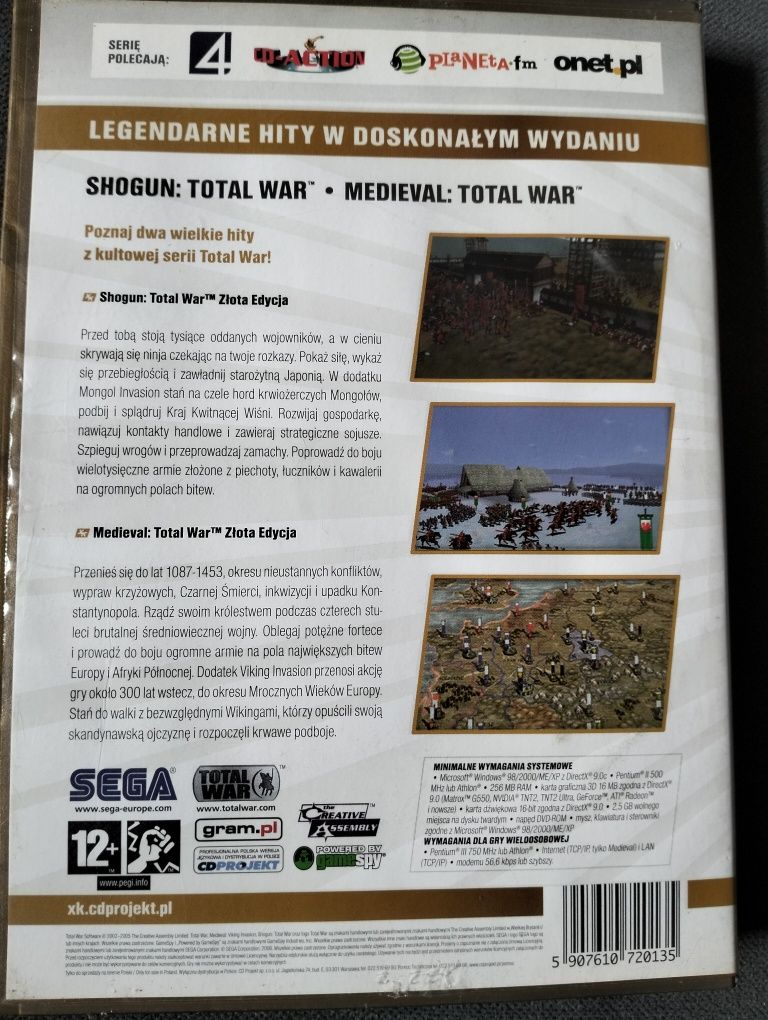 Shogun Total War wersja Pl złota edycja