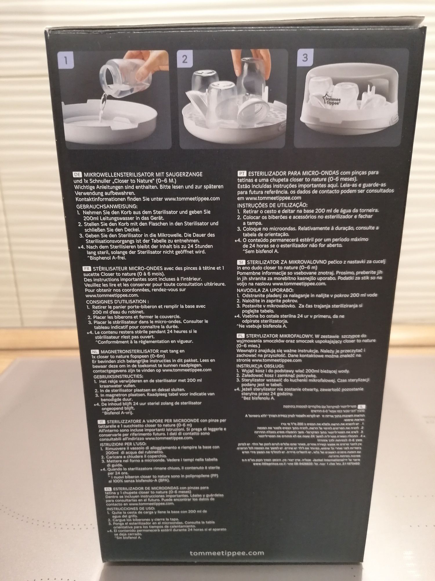 Sterylizator mikrofalowy do butelek Tommee Tippee