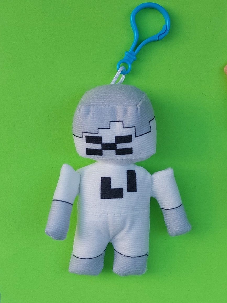 Брелок Мягкая Игрушка Майнкрафт MINECRAFT Кріпер Стів Размер 12 см