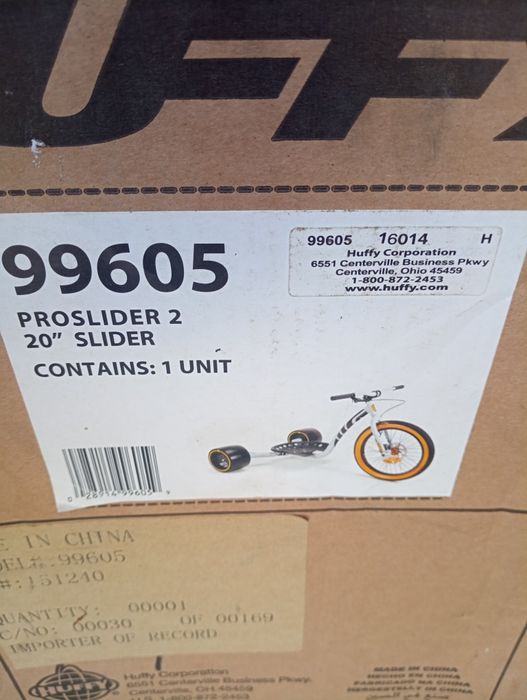 Trike huffy slider pro 2