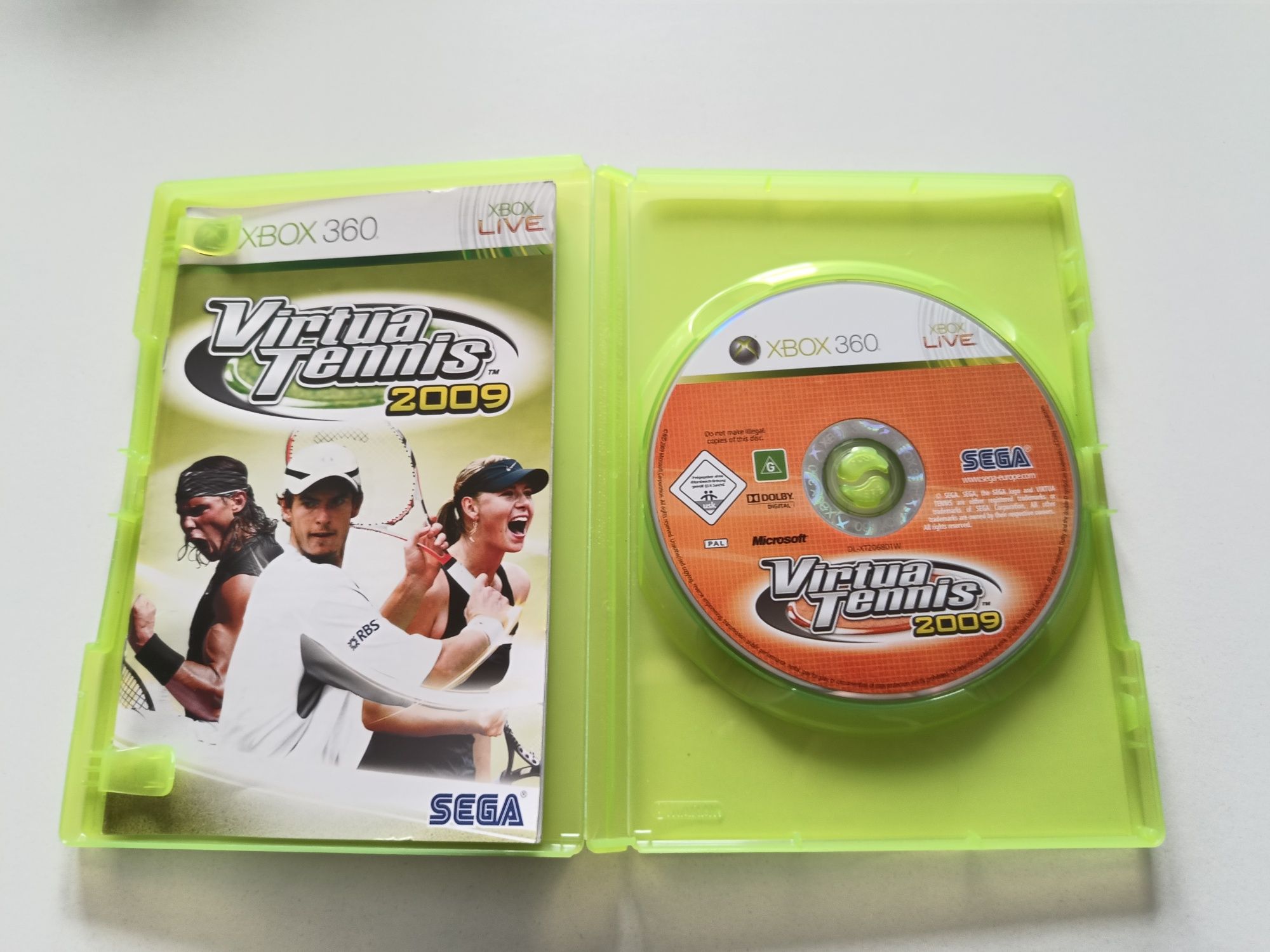 Gra Xbox 360 Virtua Tennis 2009