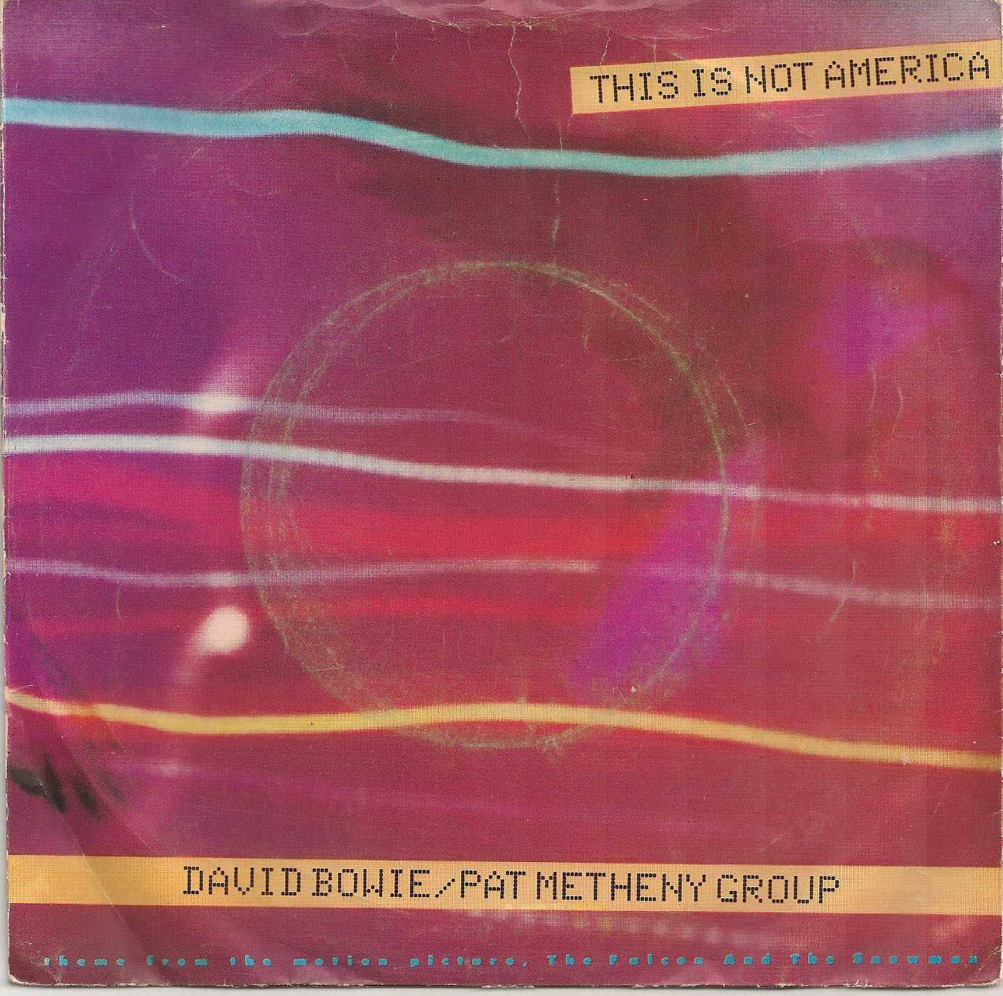 David Bowie Singles  12" This Is Not America CD