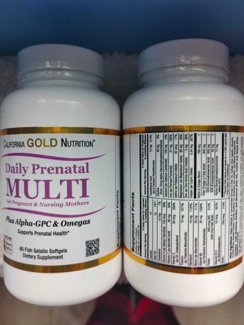 California Gold Nutrition, пренатальні мультивітаміни
