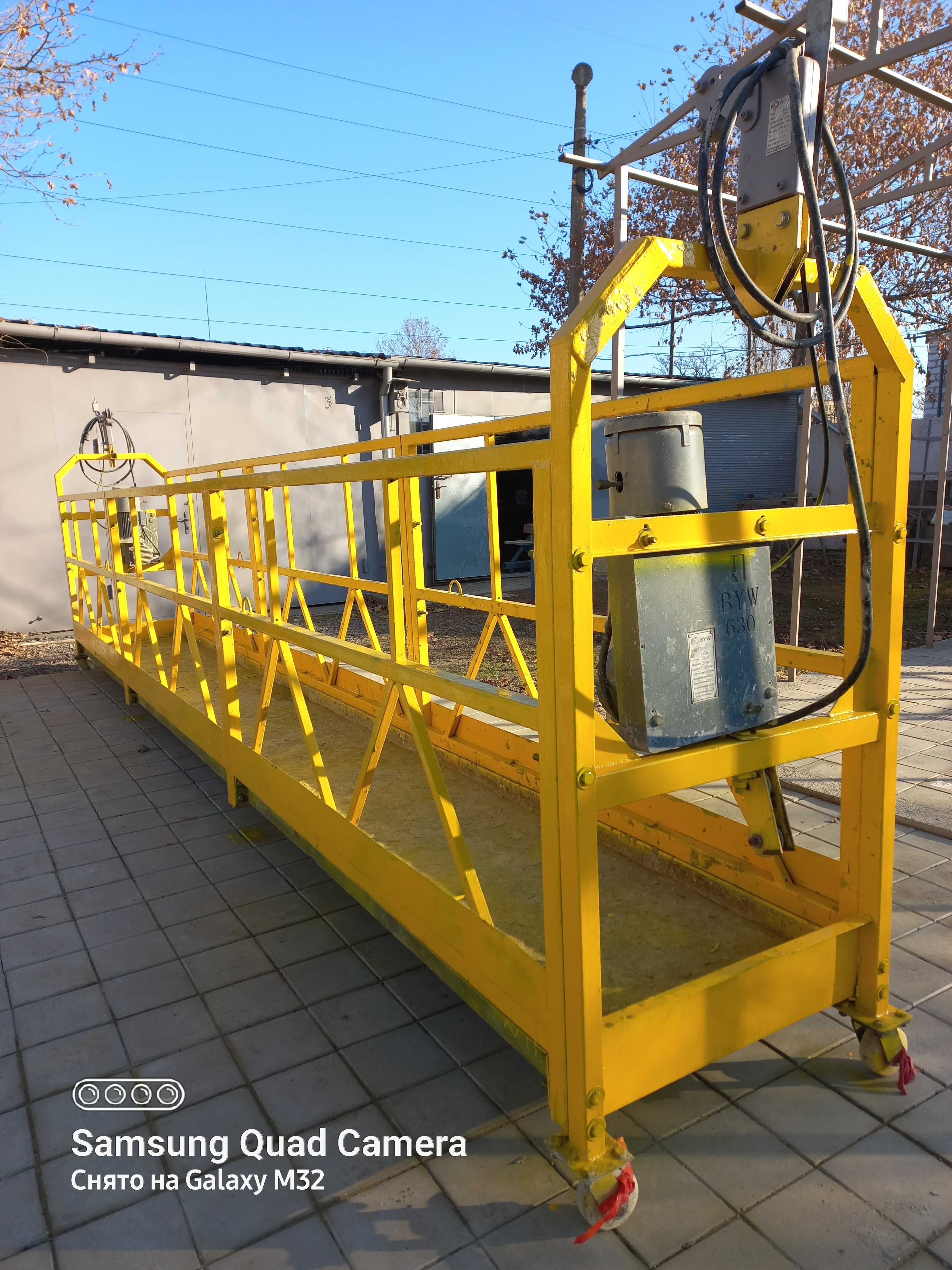 Оренда будівельної люльки ZLP 630 Аренда строительной люльки ZLP 630