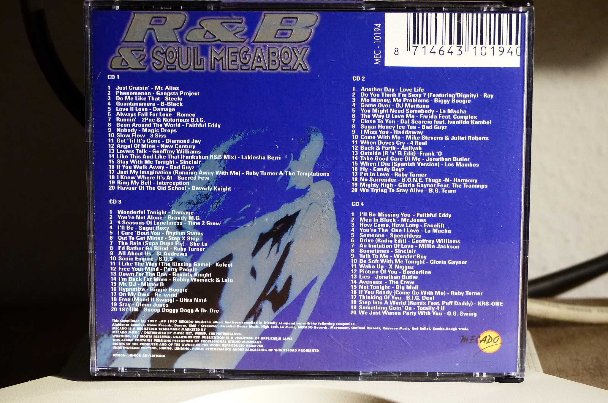 4CD R & B & Soul MegaBox / bdb-