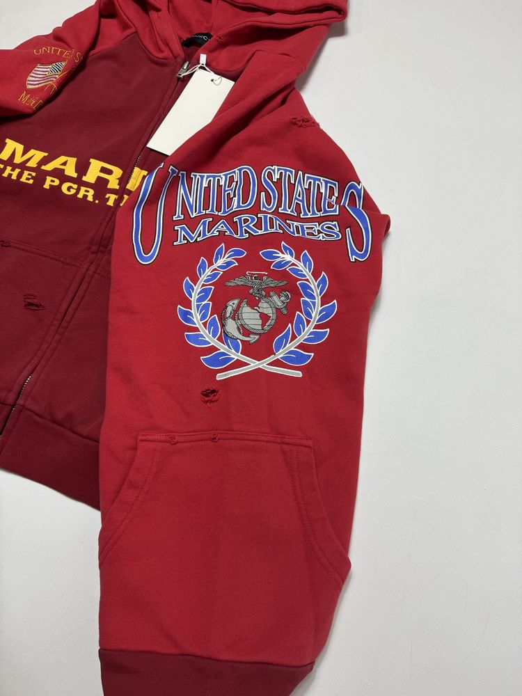 Зіп худі Grailz Project G/R S M L ERD Oversized Rick Zip up hoodie
