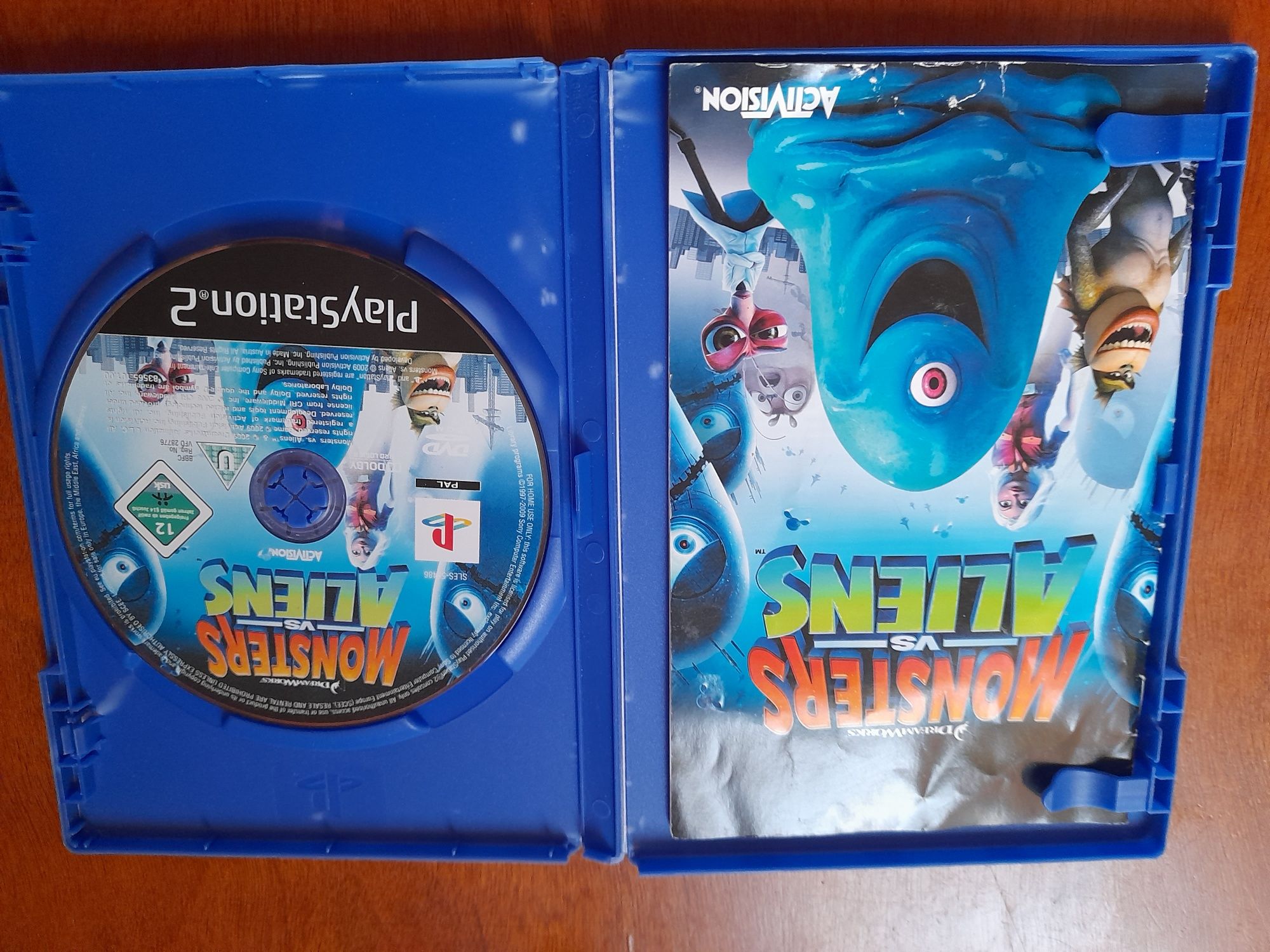 Potwory kontra Obcy Ps2 Monsters vs Aliens PlayStation 2